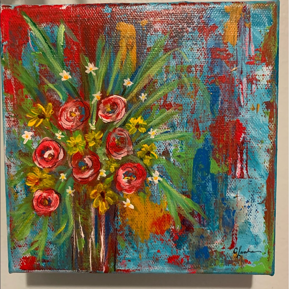 Artwork on canvas